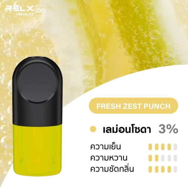 RELX INFINITY SINGLE POD FRESH ZEST punch